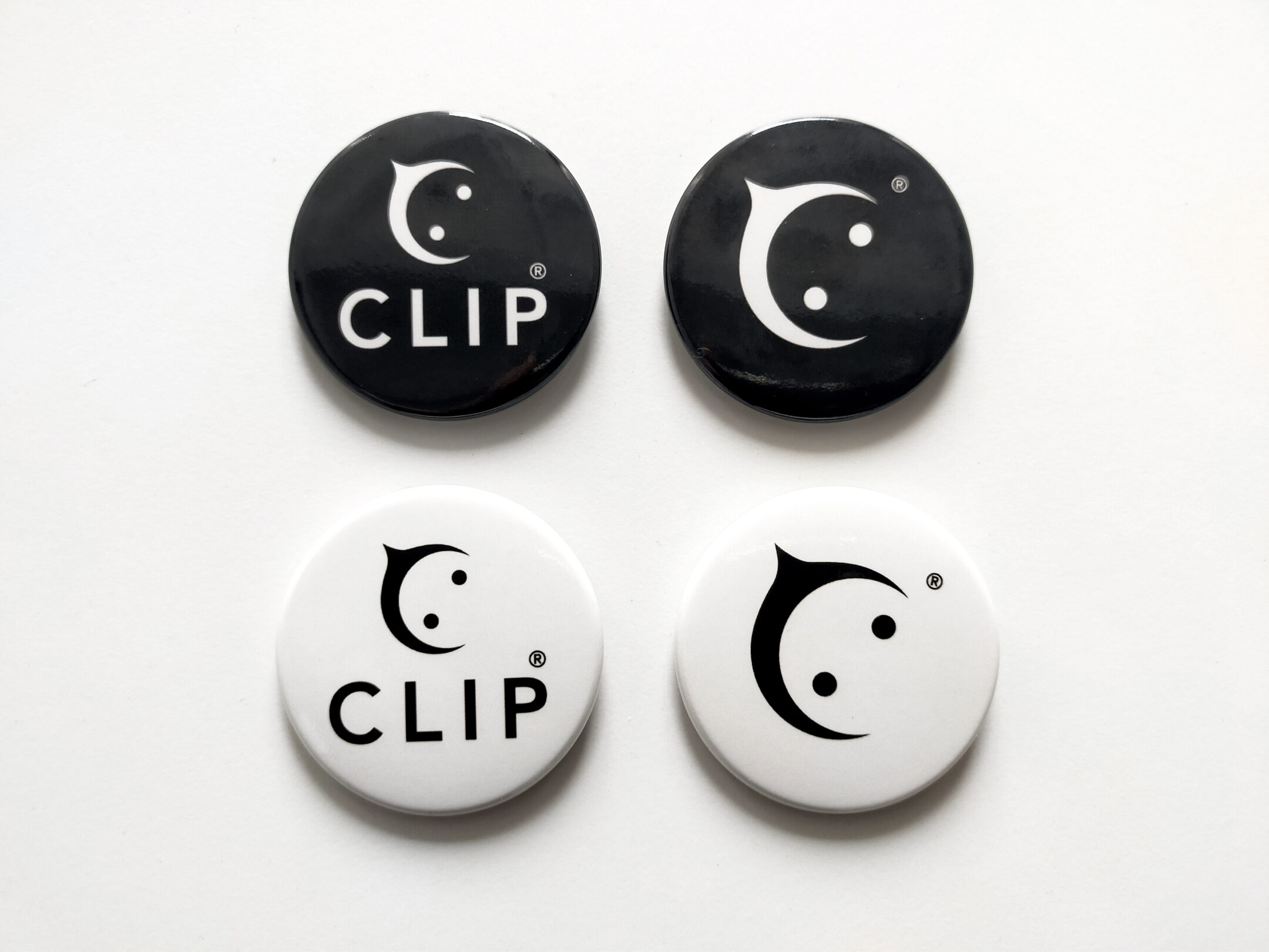 CLIP缶バッジ